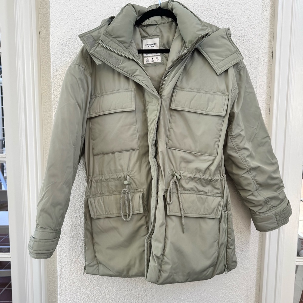 Abercrombie & Fitch Green Jacket